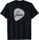 Pick Jesus Shirt Vintage Christian Guitar Pick T-Shirt - T-Shirt | Black
