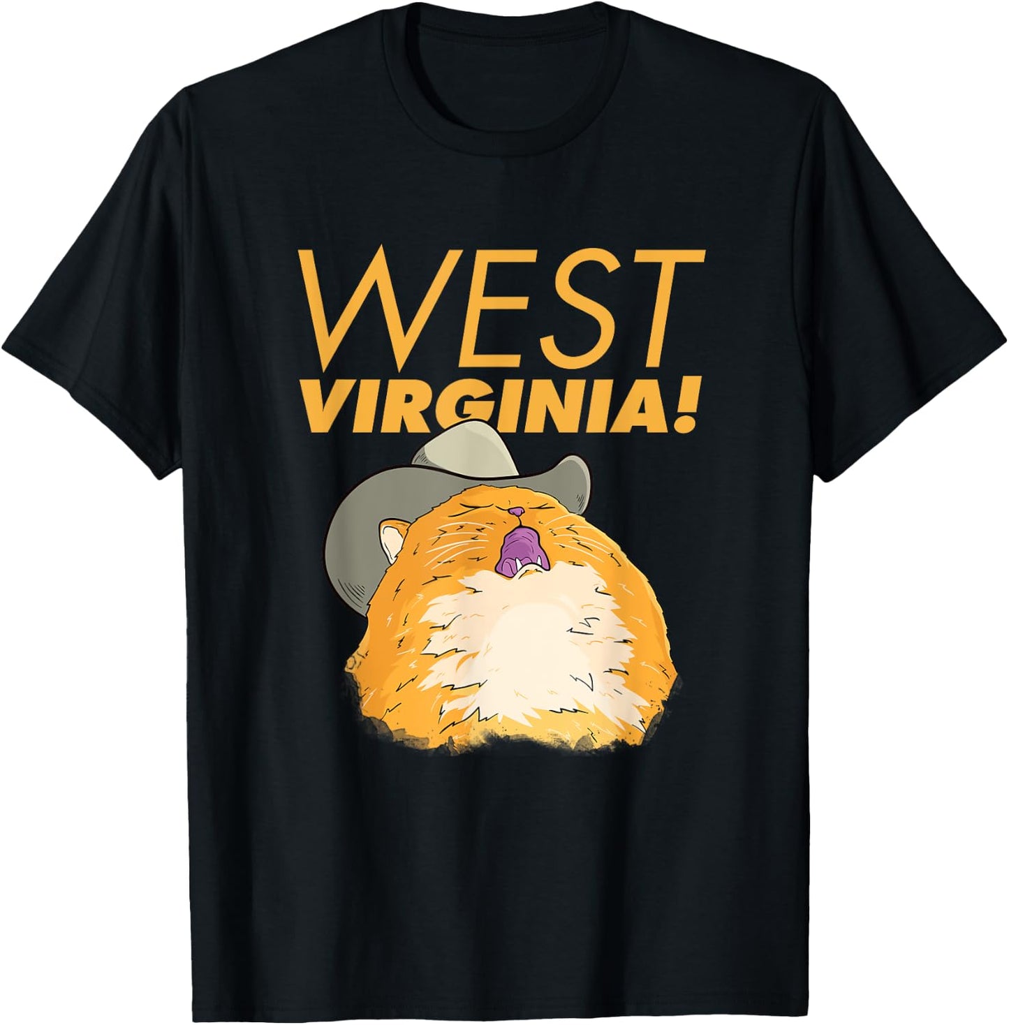 Country Cat Singing Meme Men Women Kids T-Shirt - T-Shirt | Black