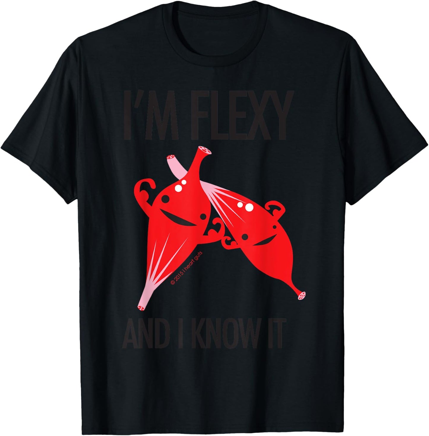 Muscle - I'm Flexy and I Know It - Physical Therapy T-Shirt - T-Shirt | Black