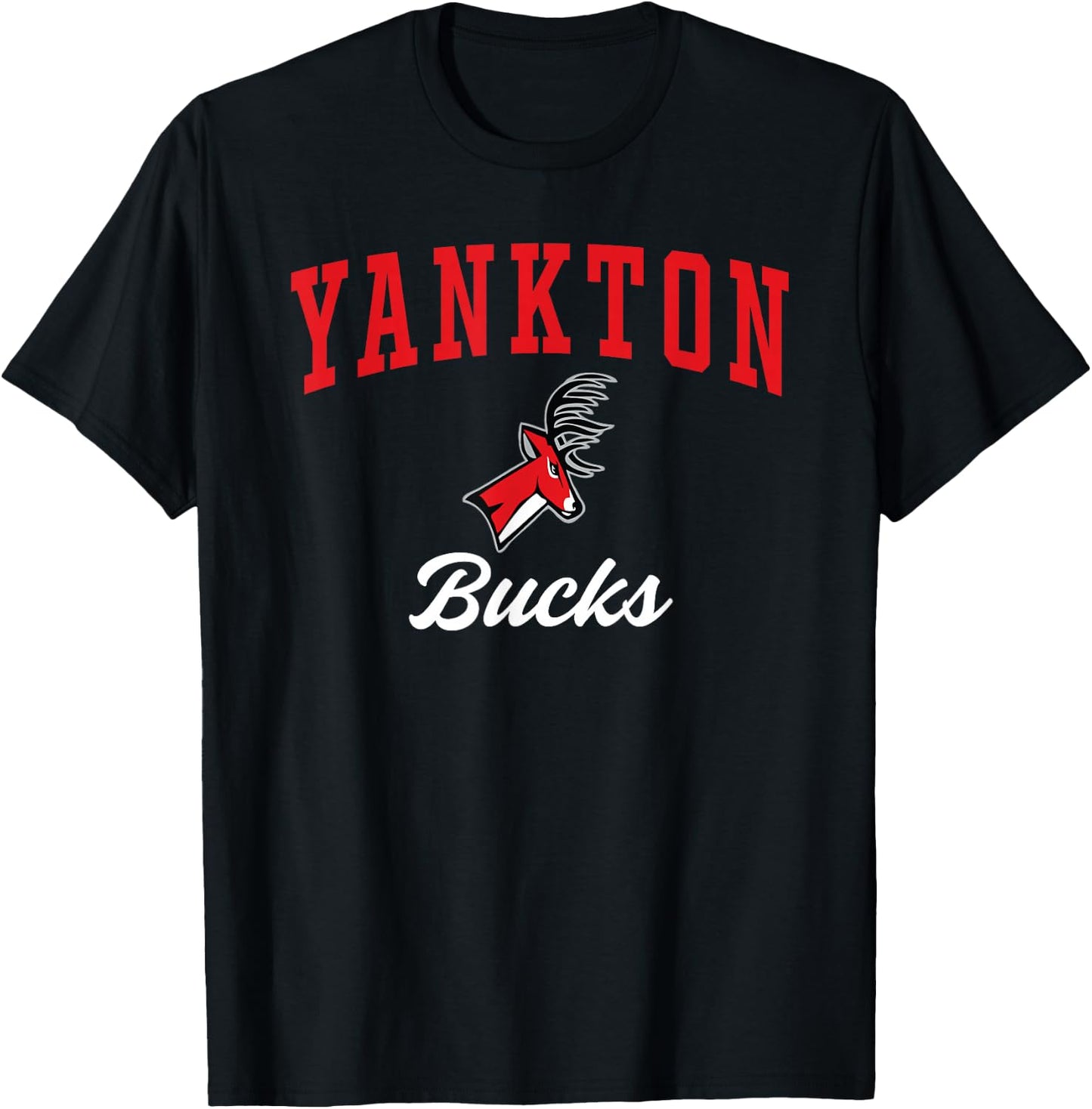 Yankton High School Bucks C3 T-Shirt - T-Shirt | Black