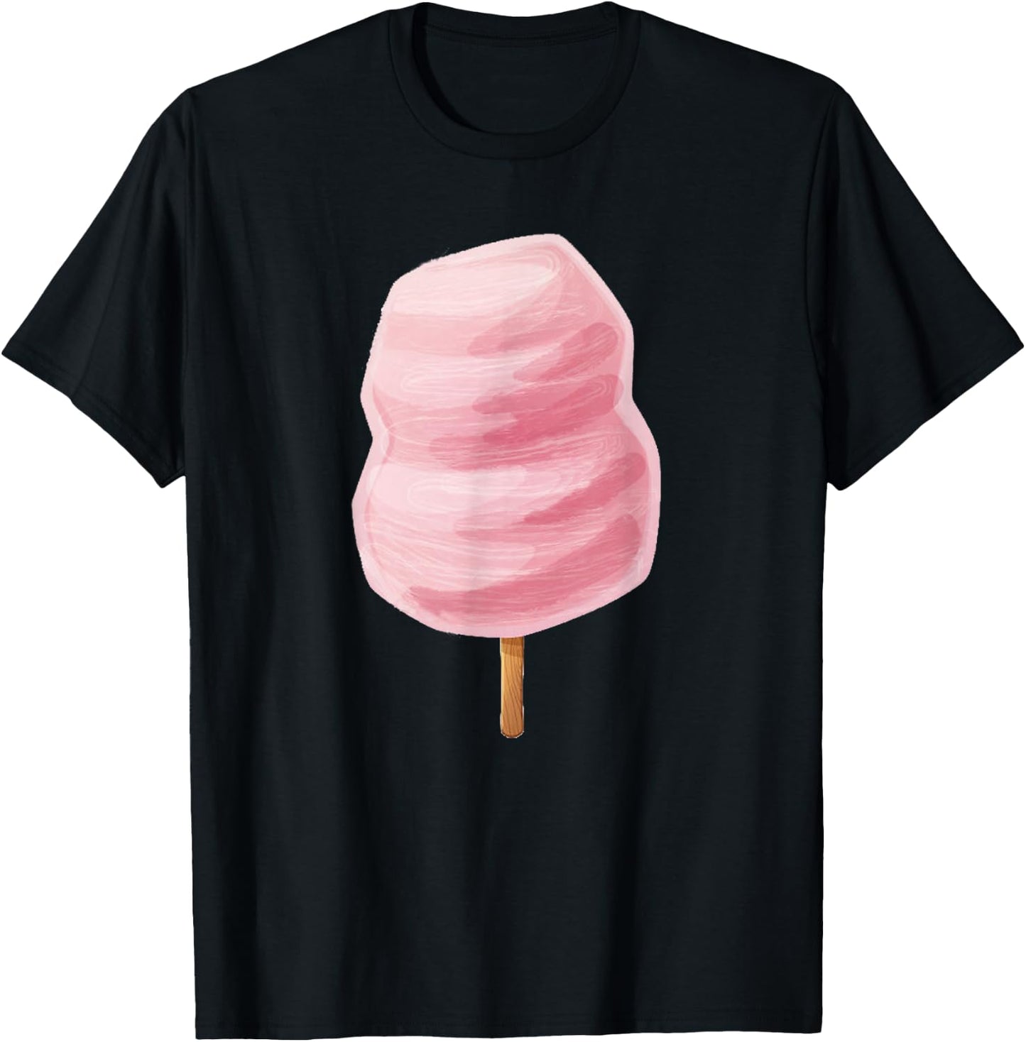 Cotton Candy Candy Floss Fairy Foodie Cooking Cook T-Shirt - T-Shirt | Black