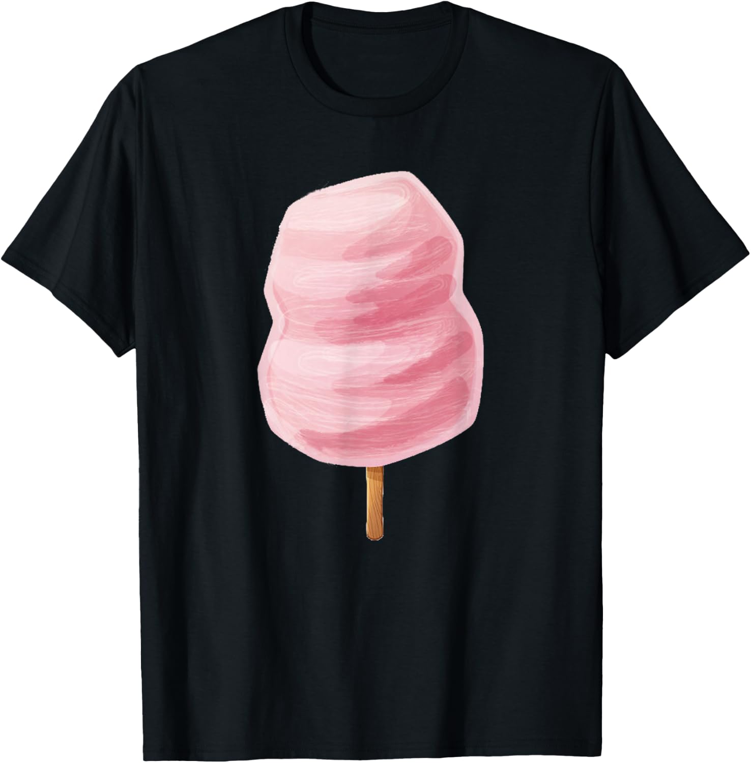 Cotton Candy Candy Floss Fairy Foodie Cooking Cook T-Shirt - T-Shirt | Black