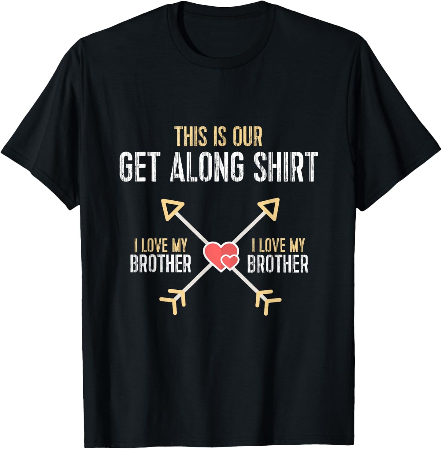 Sibling Fighting Getalong - Brother/Brother T-Shirt - T-Shirt | Black