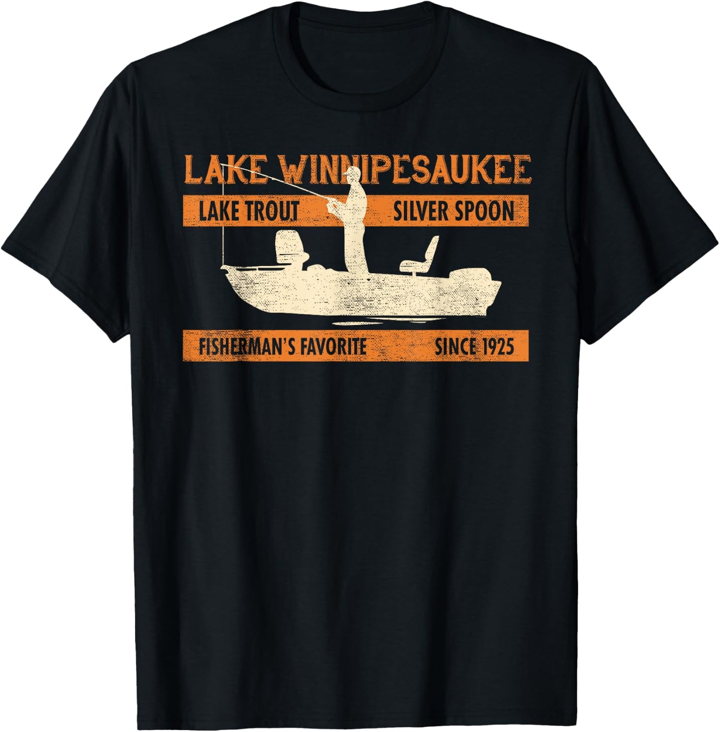 Lake Winnipesaukee New Hampshire T-Shirt - T-Shirt | Black