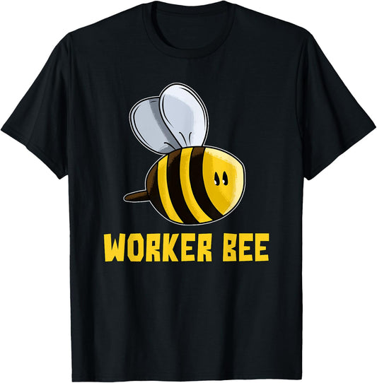 Worker Bee Lovers Gift T-Shirt - T-Shirt | Black