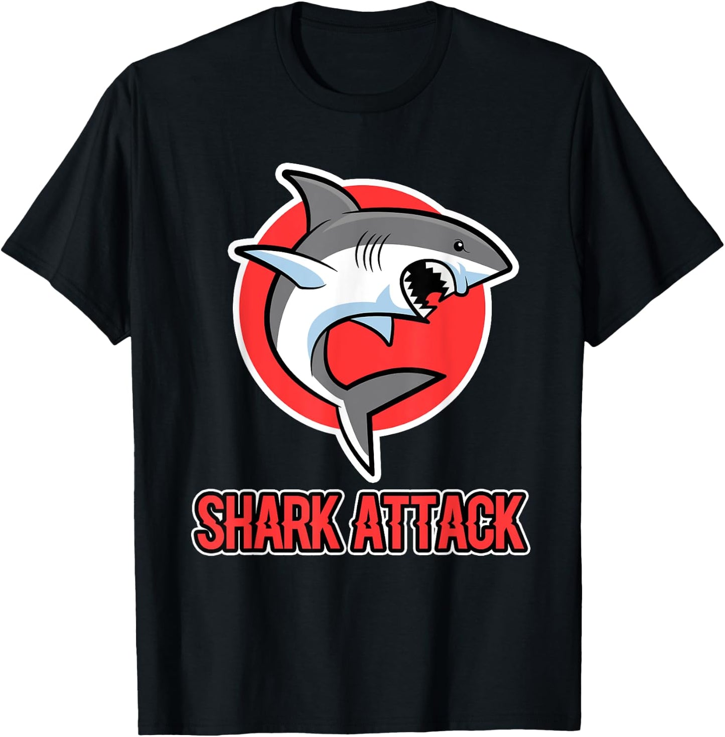 Shark Design - Shark Attack - Shark T-Shirt - T-Shirt | Black