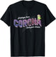 Disney Tangled Pascal Greetings From Corona Logo T-Shirt - T-Shirt | Black