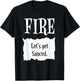 FIRE - Hot Packet Halloween Taco Costume T-Shirt - T-Shirt | Black
