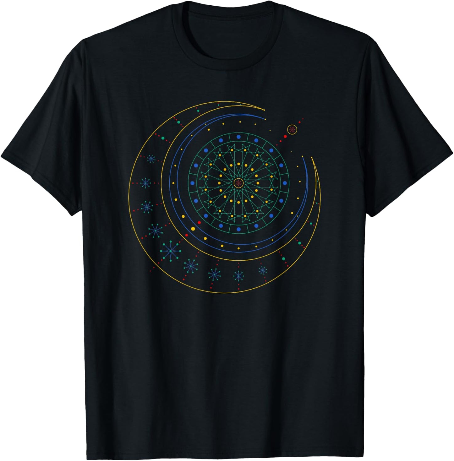 Sacred Geometry Shirt T-Shirt - T-Shirt | Black