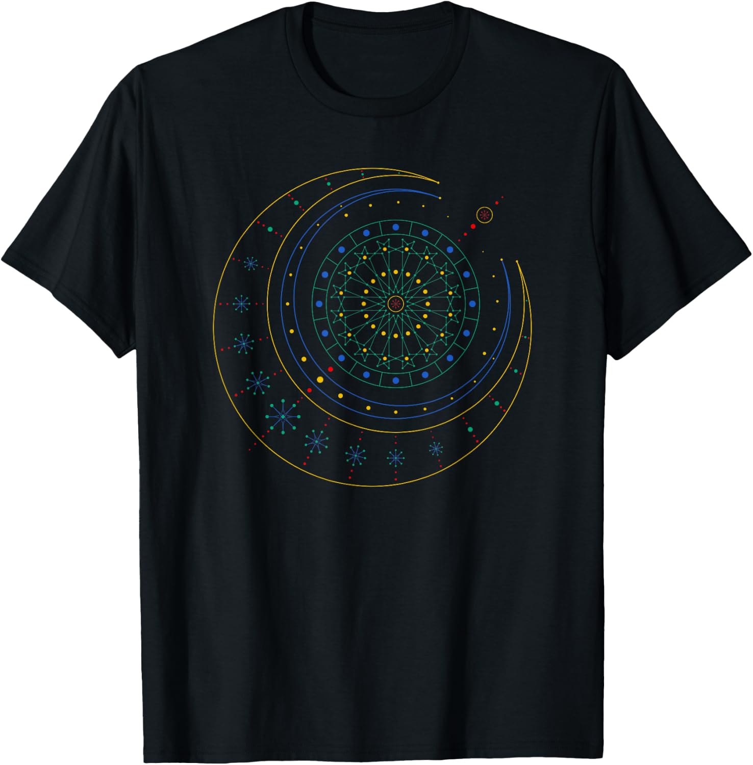 Sacred Geometry Shirt T-Shirt - T-Shirt | Black