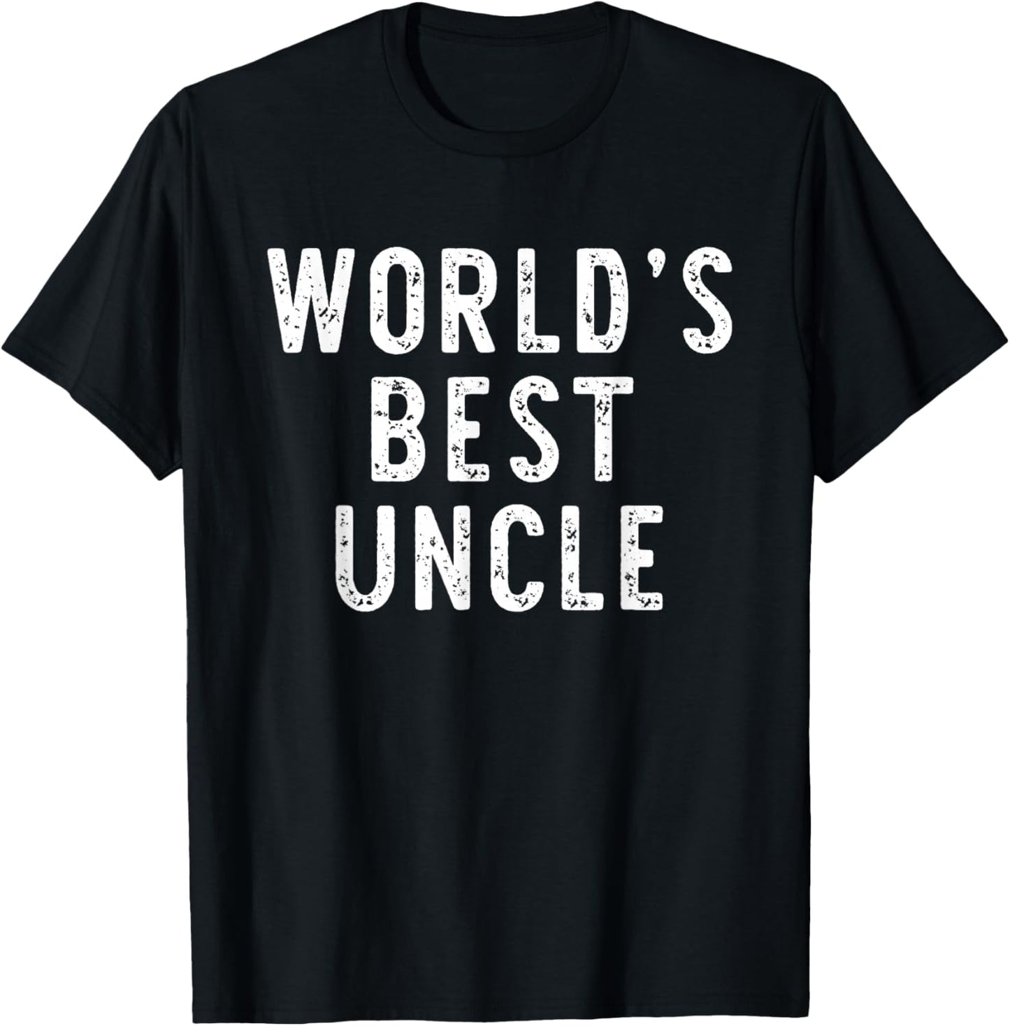 World's Best Uncle Funny Family T-Shirt - T-Shirt | Black