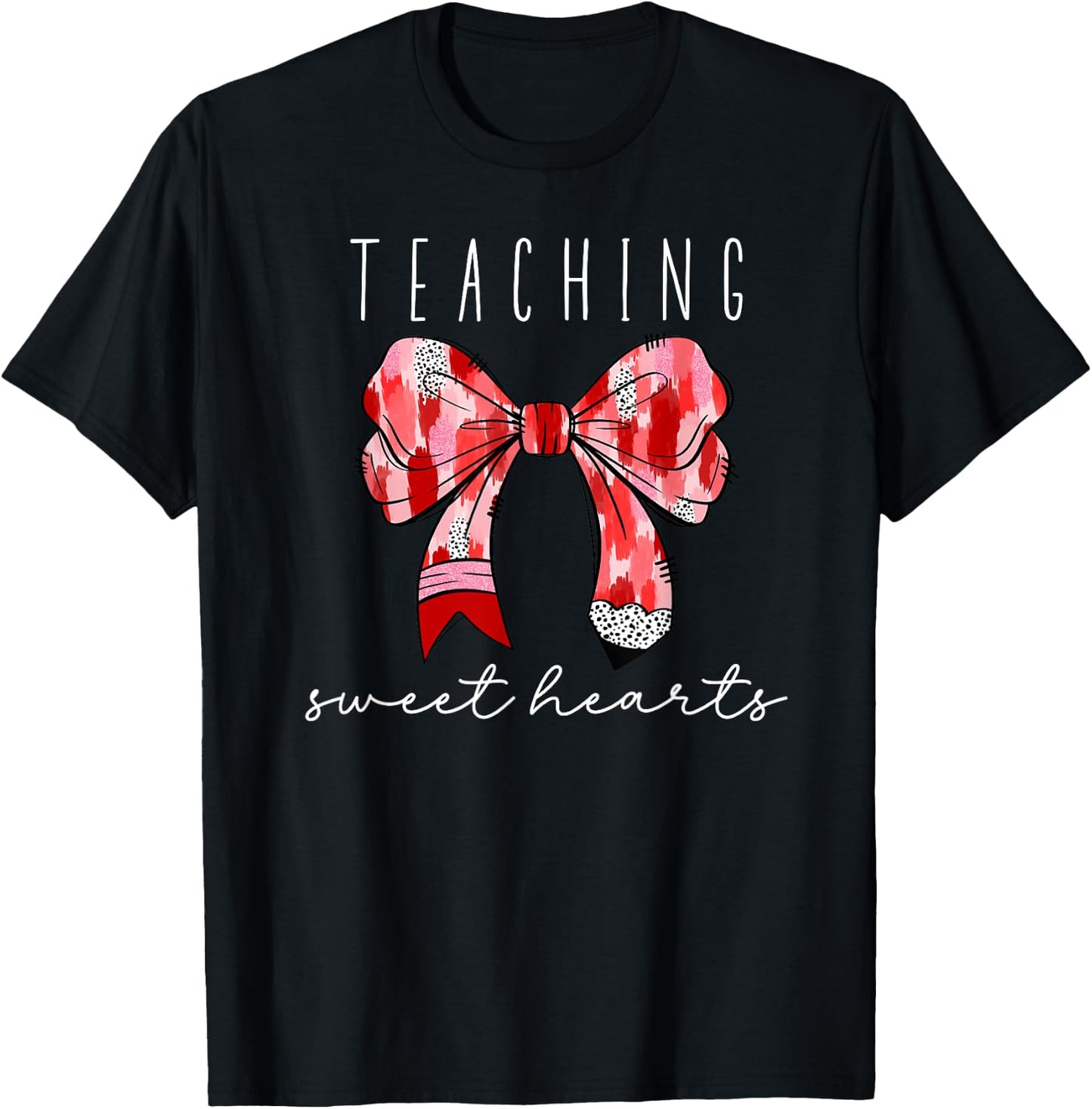 Teaching Sweet Hearts Teacher Valentine’s Day Women T-Shirt - T-Shirt | Black