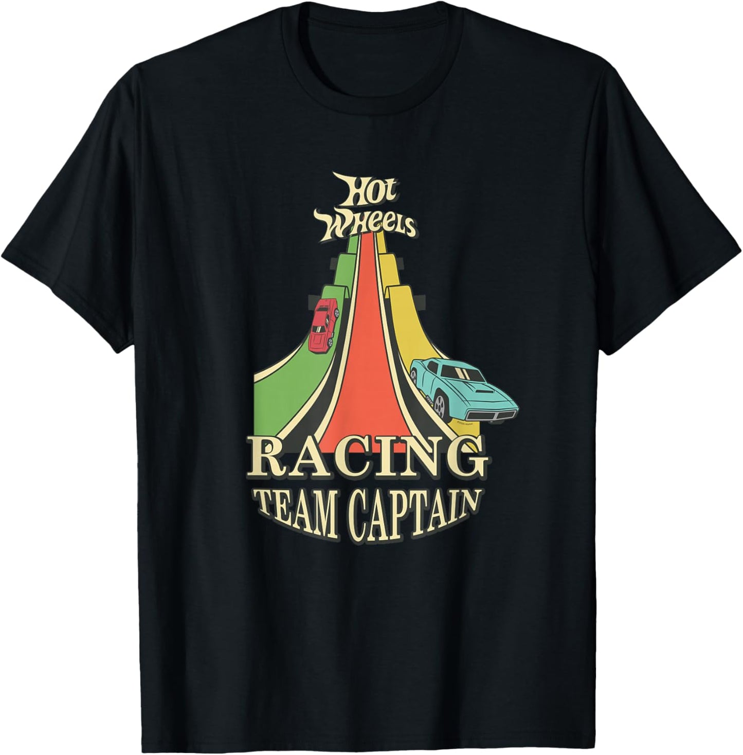 Hot Wheels - Father's Day Racing Team Captain T-Shirt - T-Shirt | Black