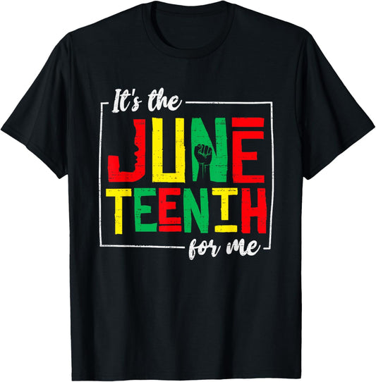 Juneteenth 1865 Freedom Day African June 19th Afro T-Shirt - T-Shirt | Black