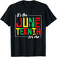 Juneteenth 1865 Freedom Day African June 19th Afro T-Shirt - T-Shirt | Black