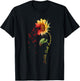 Sickle Cell Awareness Sunflower Shirt T-Shirt - T-Shirt | Black