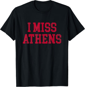 Athens Georgia (I Miss Athens) T-Shirt - T-Shirt | Black