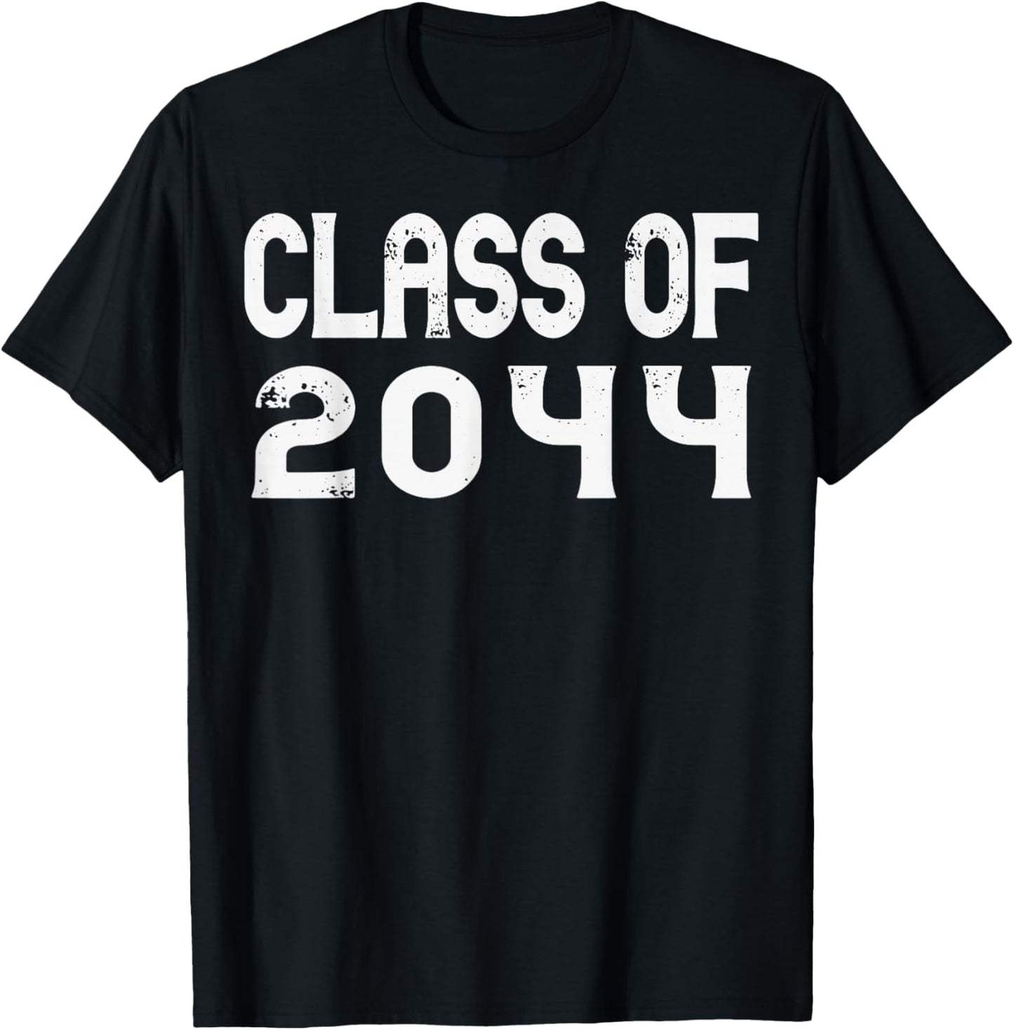 Class of 2044 Grow with Me Graduation Funny Back to School T-Shirt - T-Shirt | Black