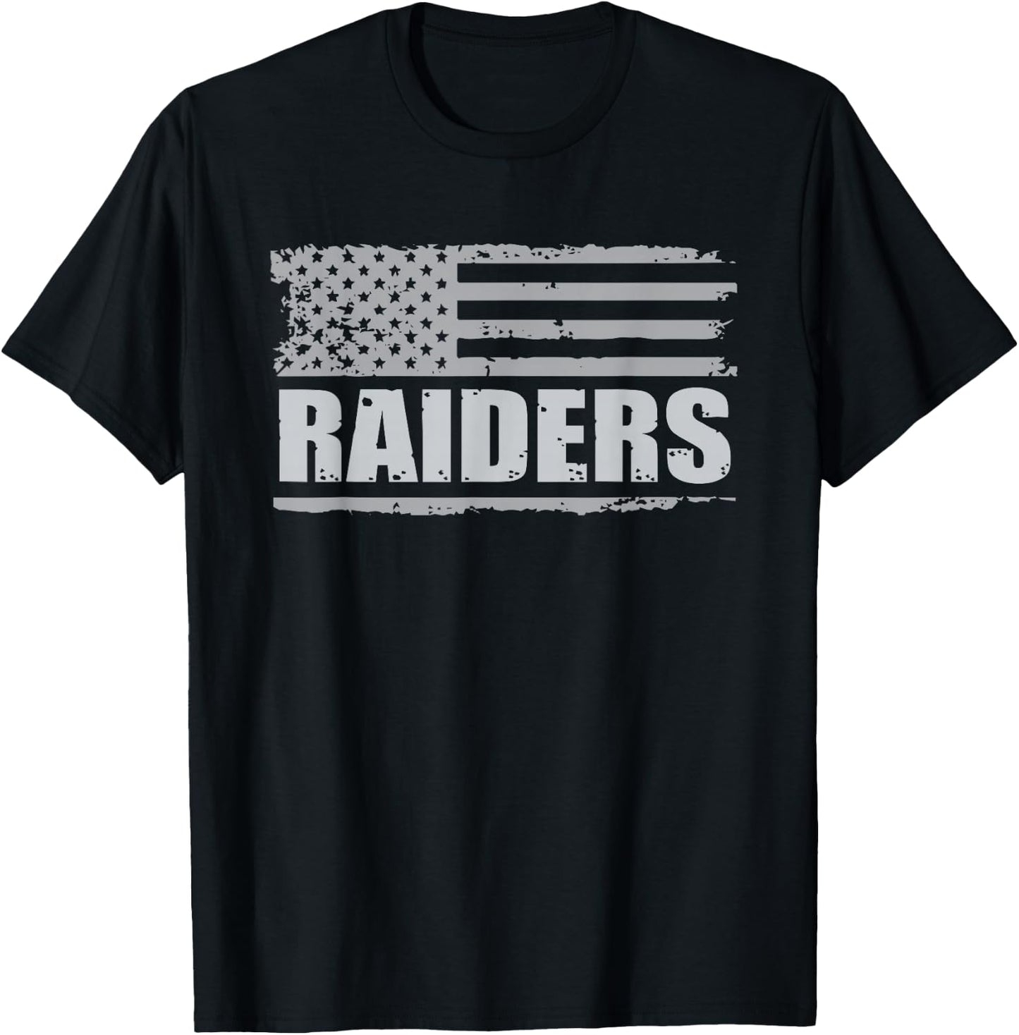 Raiders Heart Name Vintage Retro Gift Men Women Boy Girl T-Shirt - T-Shirt | Black
