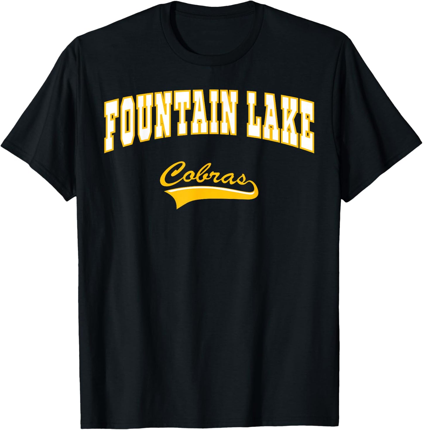 Fountain Lake High School Cobras C2 T-Shirt - T-Shirt | Black