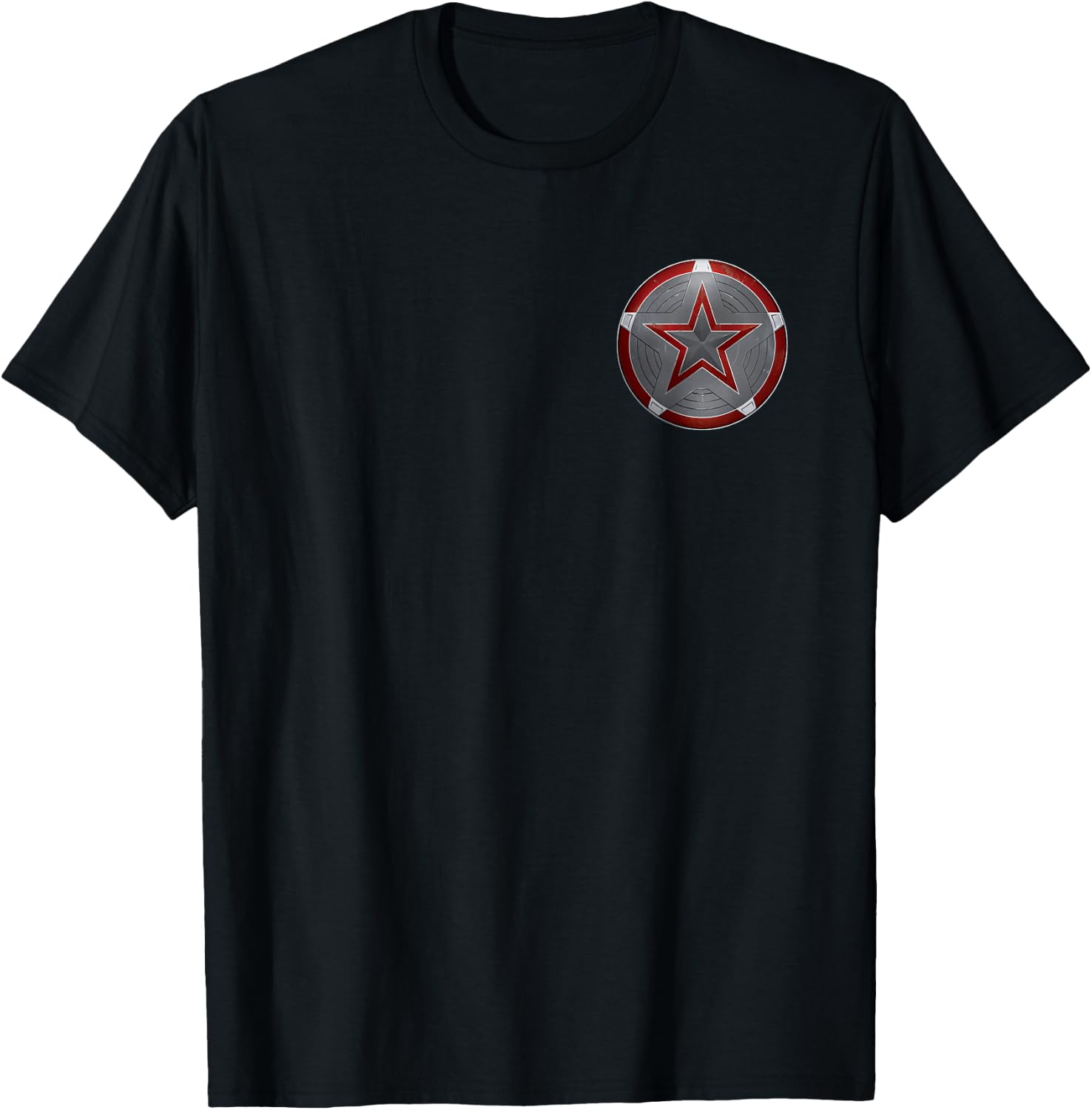 Marvel Black Widow Red Guardian Shield T-Shirt - T-Shirt | Black