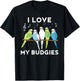 Funny Budgie for a Budgie Lover T-Shirt - T-Shirt | Black