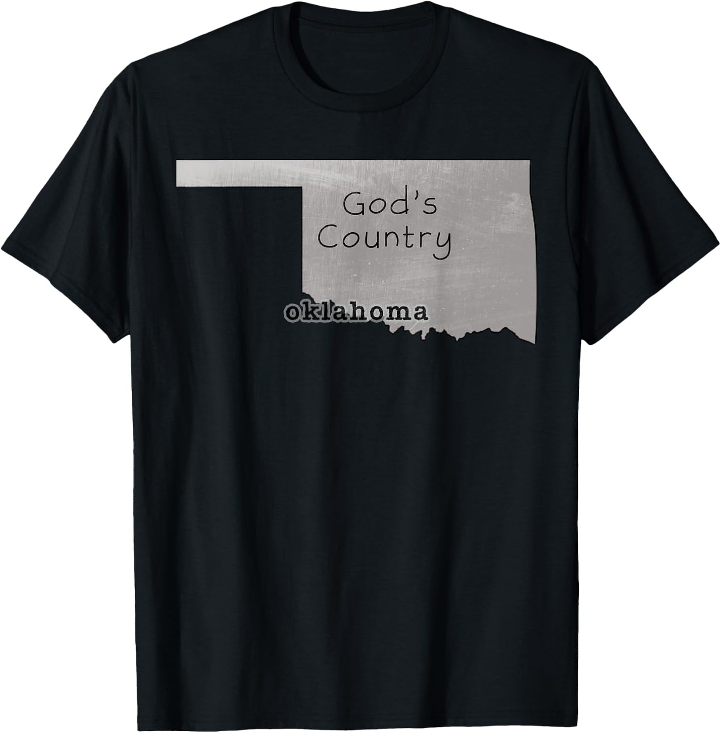 Oklahoma OK is God's Country T-Shirt - T-Shirt | Black