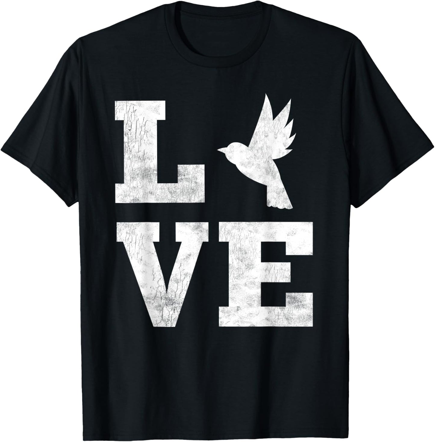 Love Birds Shirt Bird Lover Owner Birder Gifts Ornithology T-Shirt - T-Shirt | Black