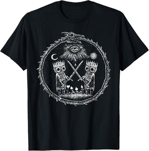 Ouroboros Dragon Eating Tail Magician Taro T-Shirt - T-Shirt | Black