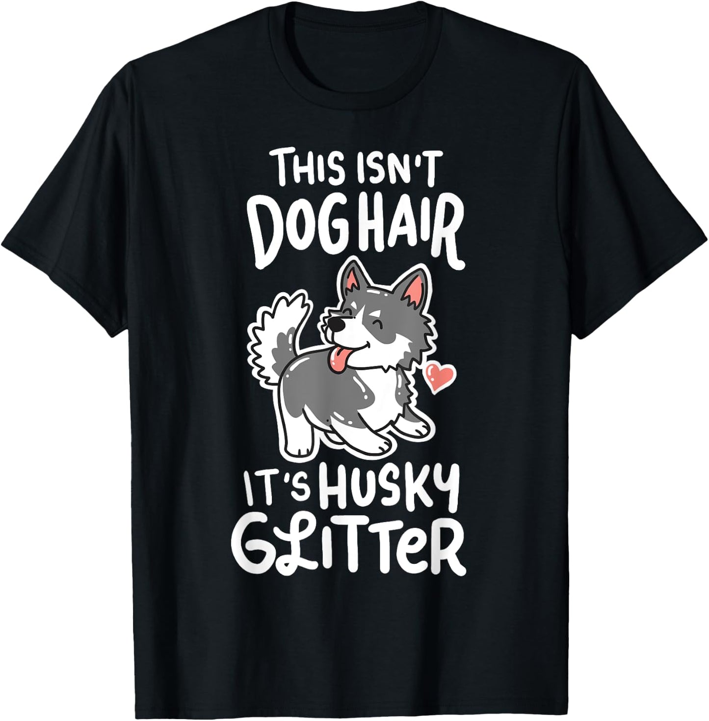 Awesome Siberian Husky Owner Gifts -Adults Black Small Modern Letter Print T-Shirt - T-Shirt | Black