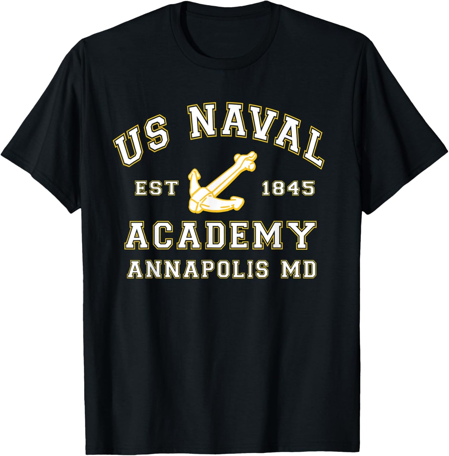 United States Naval Academy Annapolis Md Shirt by RangerTees T-Shirt - T-Shirt | Black