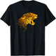 Jaguars Gold Mascot Design Jaguar Animal T-Shirt - T-Shirt | Black