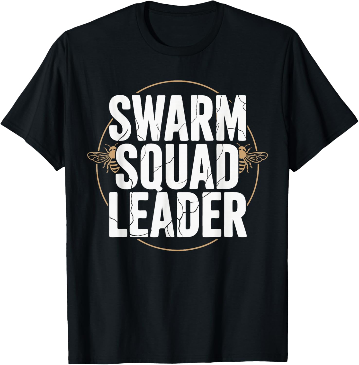Beekeeping Bee Swarm Leader Beekeeper T-Shirt - T-Shirt | Black