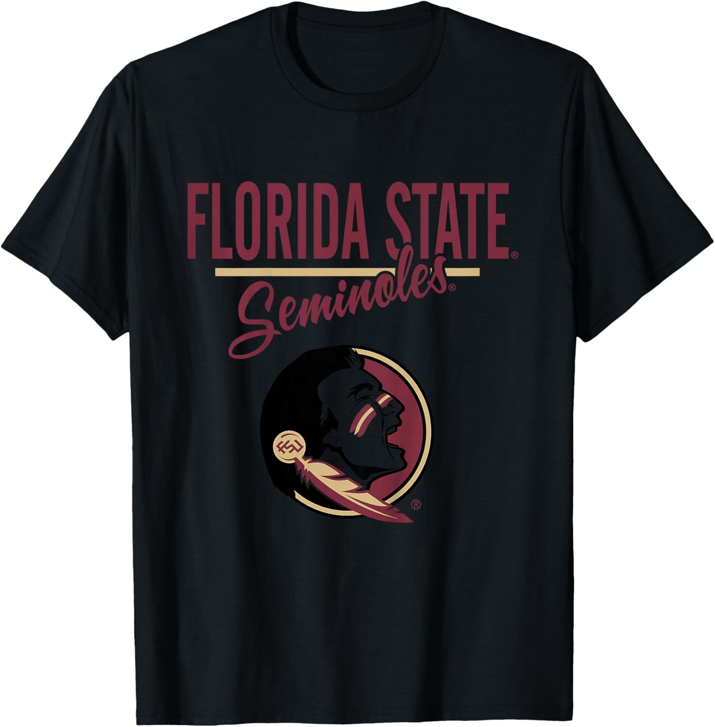 Kids Florida State Seminoles Kid's Mascot White T-Shirt - T-Shirt | Black