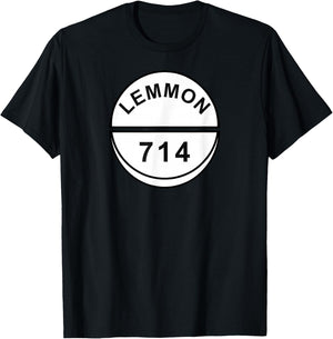 Lemmon 714 Retro 80s Rave T-Shirt - T-Shirt | Black