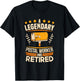 Post Office Retiree Celebration Retired Postal Worker T-Shirt - T-Shirt | Black
