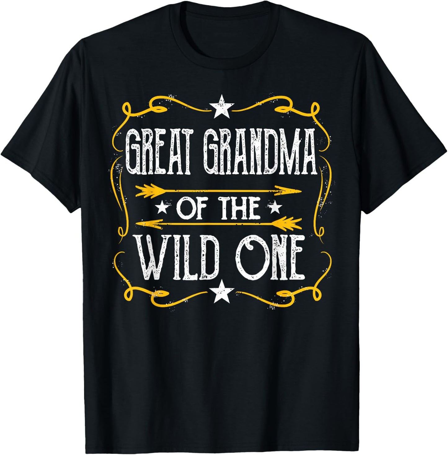 Great Grandma Of The Wild One T-Shirt - T-Shirt | Black