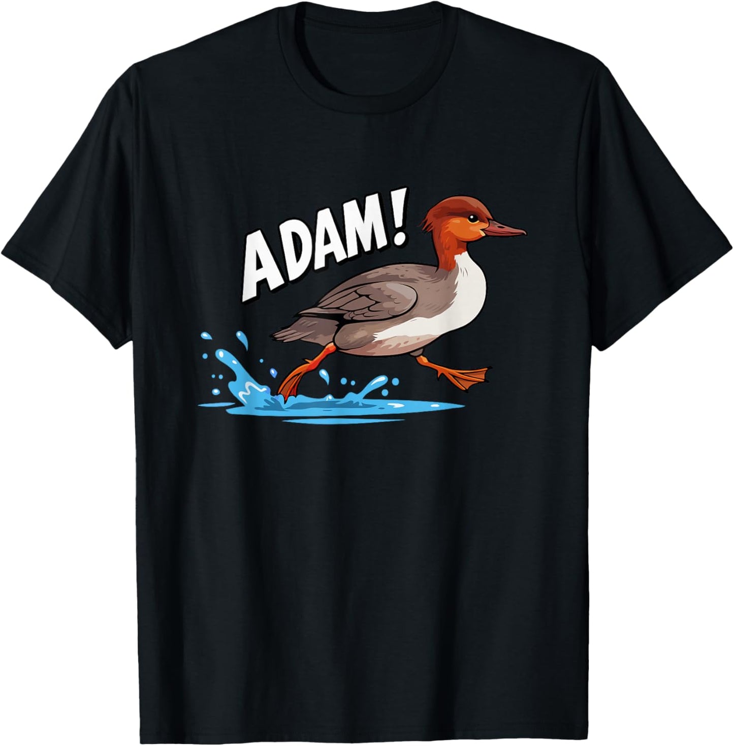 Adam Duck Meme Pet Adam Duck Adam Duck Runs Away T-Shirt - T-Shirt | Black