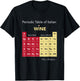 Periodic Table of Italian Wine T-Shirt - T-Shirt | Black