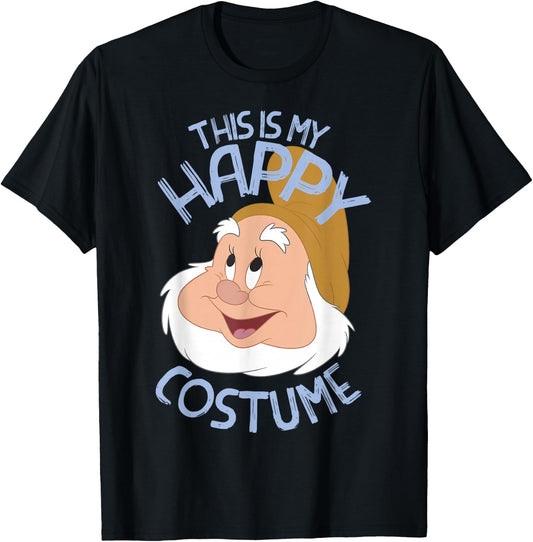Disney Snow White This is My Happy Costume Halloween T-Shirt - T-Shirt | Black