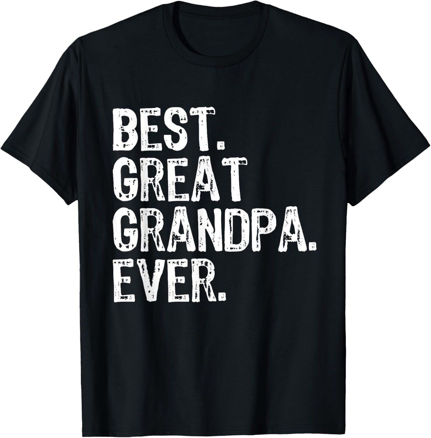Best Great Grandpa Ever Funny Cool T-Shirt - T-Shirt | Black