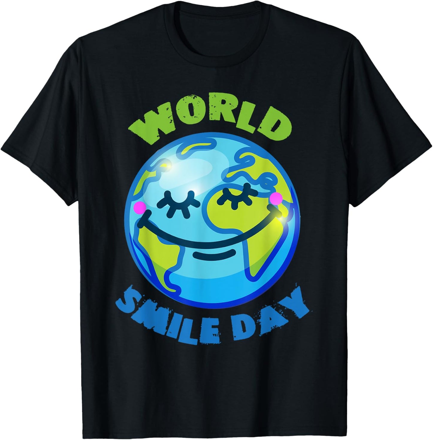 World Smile Day T-Shirt - T-Shirt | Black