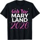 Girls Trip Maryland 2026 Weekend Women Birthday Gifts T-Shirt - T-Shirt | Black