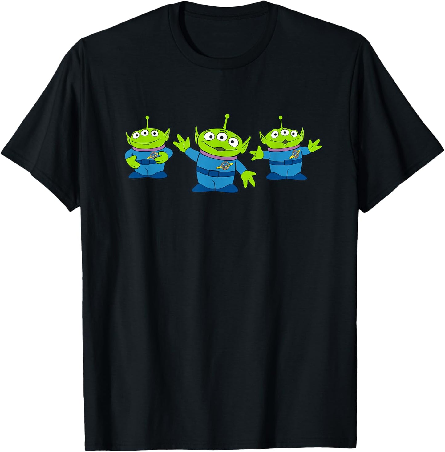 Disney Pixar Toy Story 4 Little Green Men Aliens T-Shirt - T-Shirt | Black