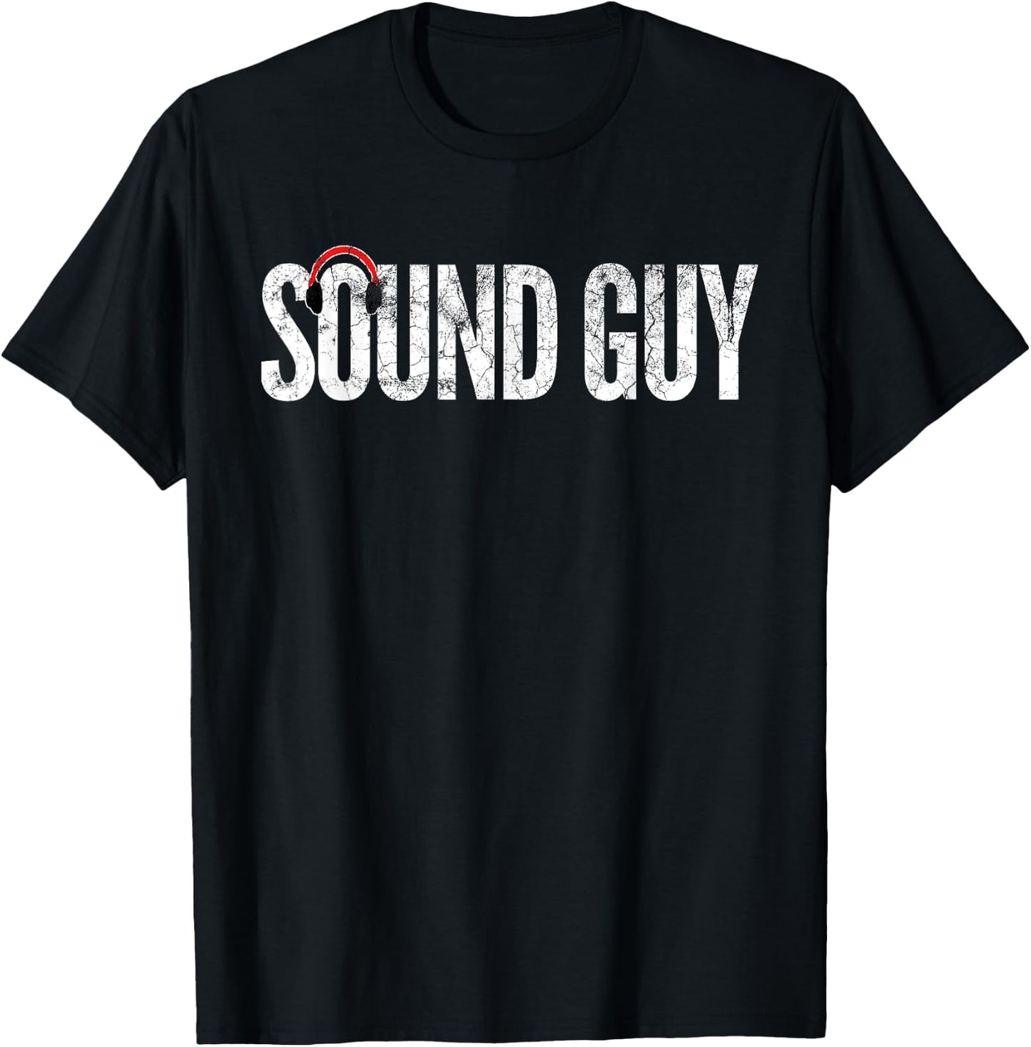 SOUND GUY Audio Engineer Shirt Music Father's Day Gift T-Shirt - T-Shirt | Black