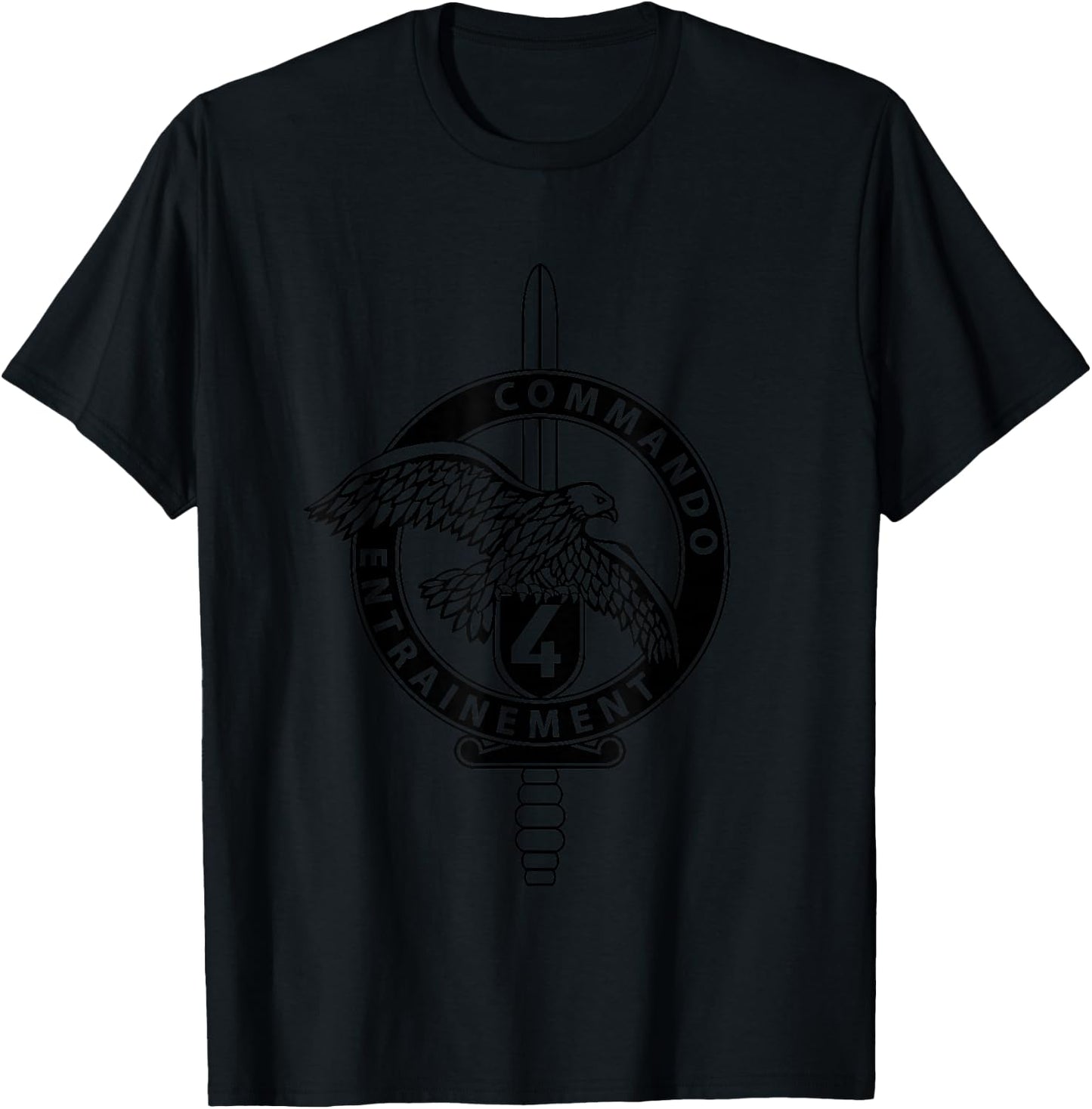 French Commando School T-Shirt - T-Shirt | Black