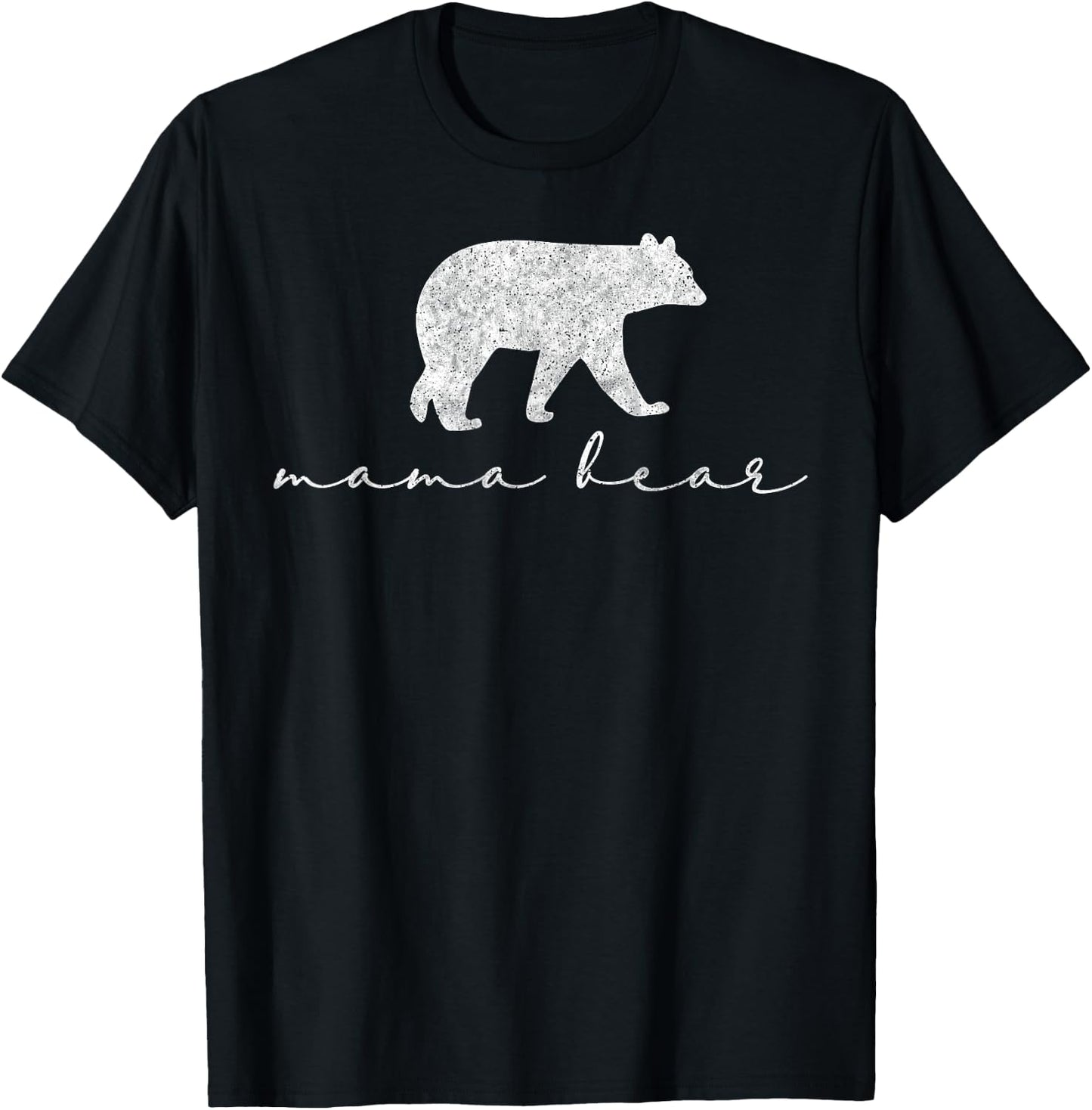Mama Bear Shirt Cute White T-Shirt - T-Shirt | Black