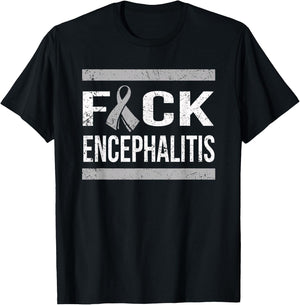 Support Encephalitis Awareness T Shirt T-Shirt - T-Shirt | Black