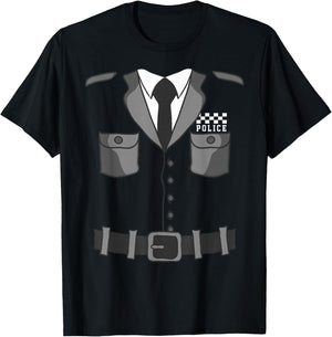 British Policeman Bobby Copper Police Halloween Costume T-Shirt - T-Shirt | Black