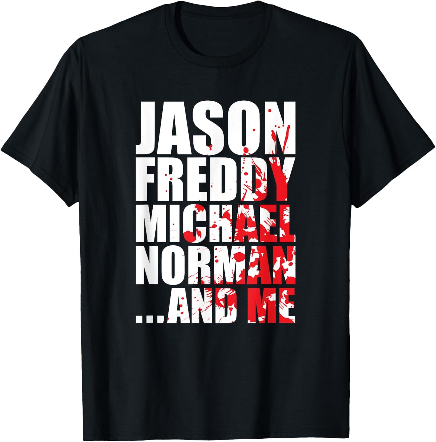 Bloody Halloween Famous Serial Slasher Killer T Shirt T-Shirt - T-Shirt | Black
